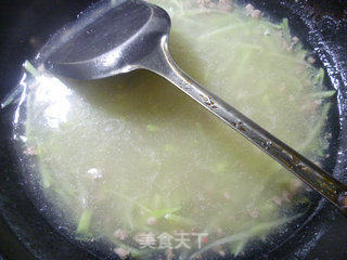 Chayote Soup with Minced Meat recipe