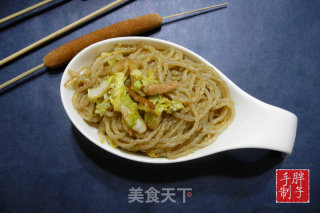Stir-fried Cabbage with Vermicelli recipe