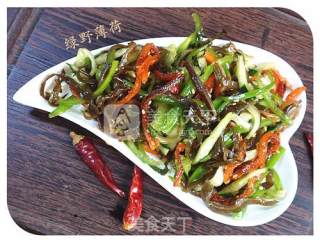 Dried Fish Mixed with Three Shreds recipe