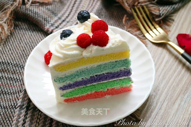 #aca Baking Star Contest #rainbow Cake