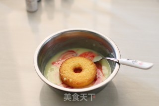 #trust之美#pink Color Glazed Chocolate Donut Cake recipe