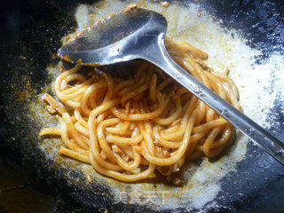 Spicy Fried Udon Noodles recipe