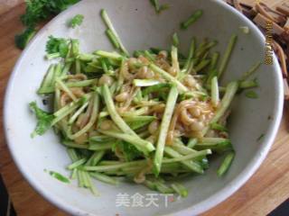 Cucumber Golden Needle Egg Dried recipe