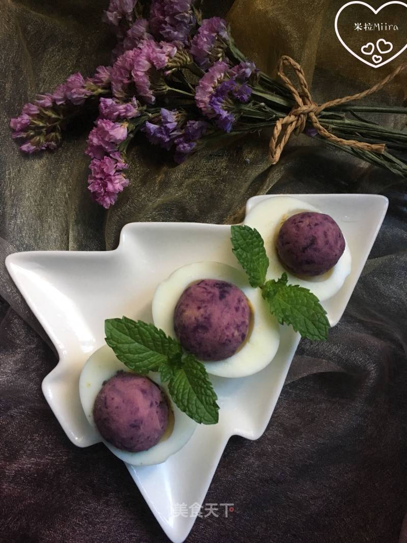 Purple Sweet Potato Egg recipe