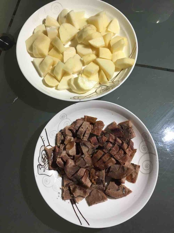 Roast Potatoes and Beef recipe