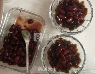 Summer Dessert--milk Tea Fragrant Honey Beans recipe