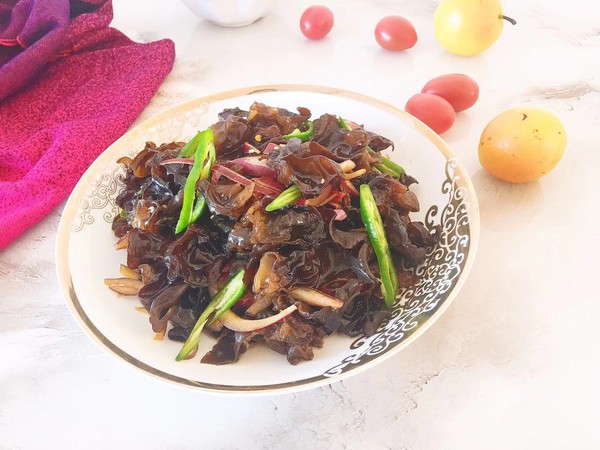 Black Fungus--the King of Vegetarian recipe