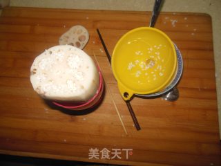 Sweet-scented Osmanthus Glutinous Rice and Lotus Root-send A Three-minute Recipe for Filling Rice recipe