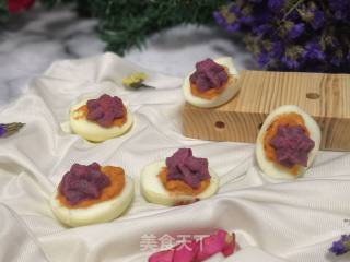 Egg Salad Purple Sweet Potato Cookies recipe