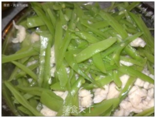 Chicken Shredded Snow Peas recipe
