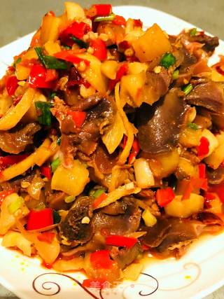 Sour and Spicy Chicken Gizzards recipe