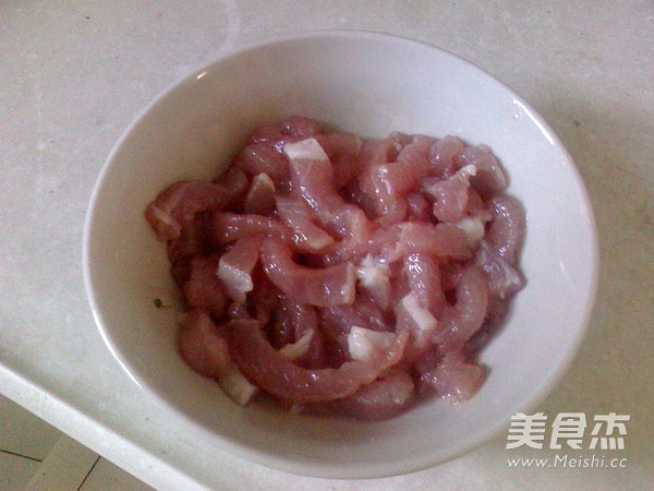 Sliced Pork with Tea Tree Mushroom recipe