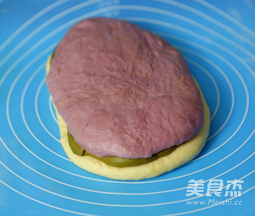 【pure Natural Three-color Toast】bread Machine Version recipe