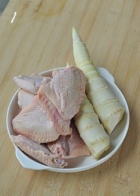 Three Cup Chicken with Spring Bamboo Shoots recipe