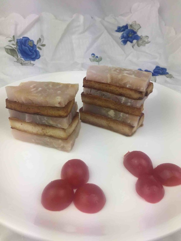 Pork Skin Jelly and Old Tofu Bin Plate recipe