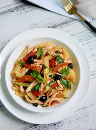 Pasta with Chicken and Pickled Peppers