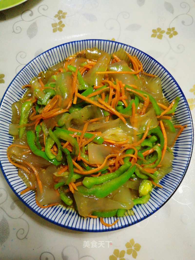 Vegetarian Stir-fried Crystal Peel recipe