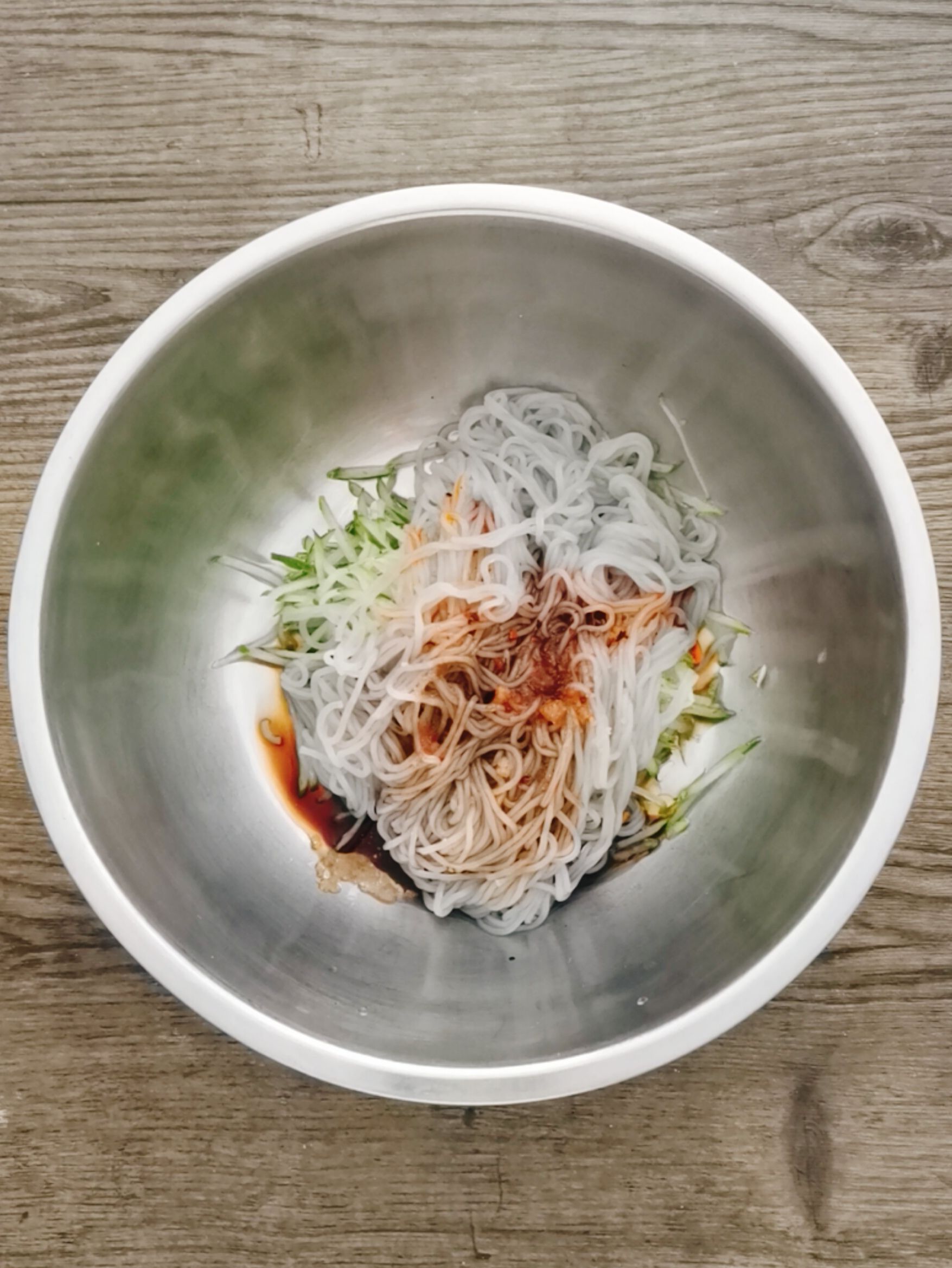 Cucumber Mixed Vermicelli recipe