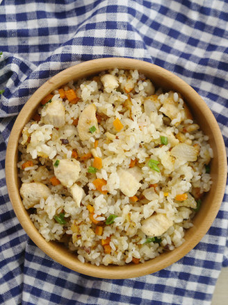 Fried Rice with Salted Fish and Chicken ｜sun Cat Breakfast recipe