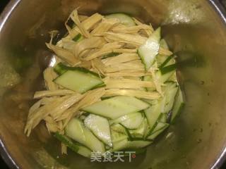 Yuba Mixed with Cucumber recipe