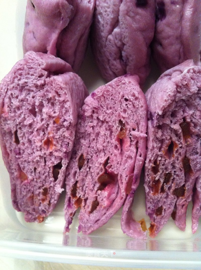 Purple Sweet Potato Melaleuca Steamed Cake recipe