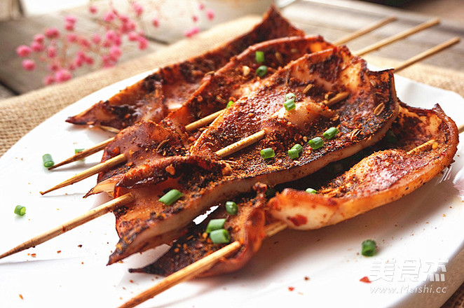Spicy Grilled Squid recipe