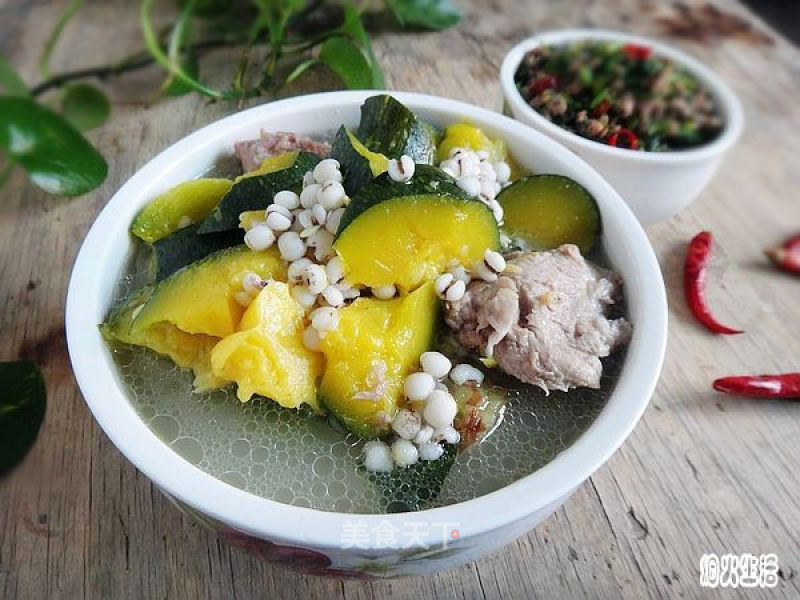 Pumpkin Barley Bone Soup recipe