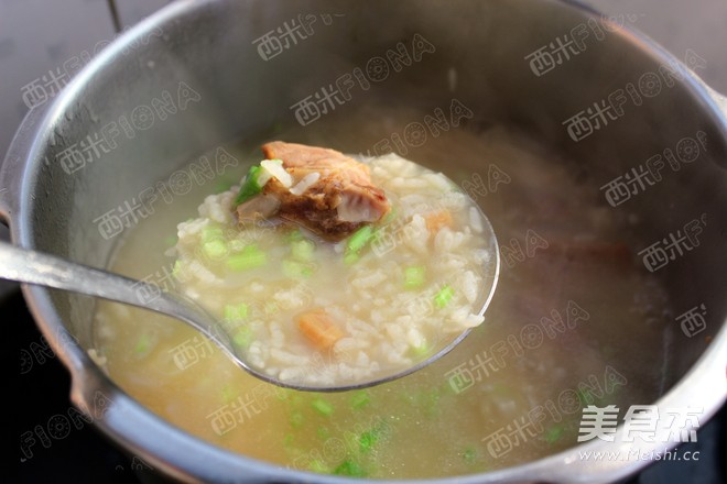 Scallop Pork Ribs Congee recipe