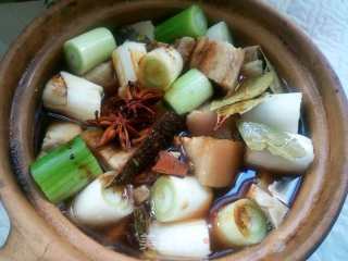 Braised Pork Belly with Green Onions recipe