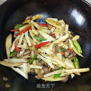 Stir-fried Dried Bean Curd with Rice White recipe