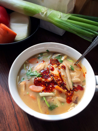 Braised Noodle Fish in Sour Soup recipe
