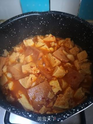 Spicy Cabbage Frozen Tofu Pot recipe