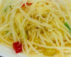 Hot and Sour Potato Shreds recipe