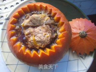 Steamed Gourd with Black Bean Pork Ribs recipe