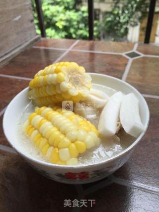 Coconut Corn Chicken Soup recipe