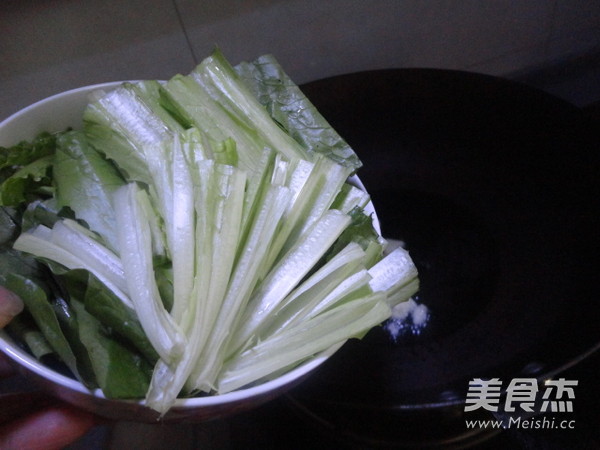 Vegetarian Fried Lettuce recipe