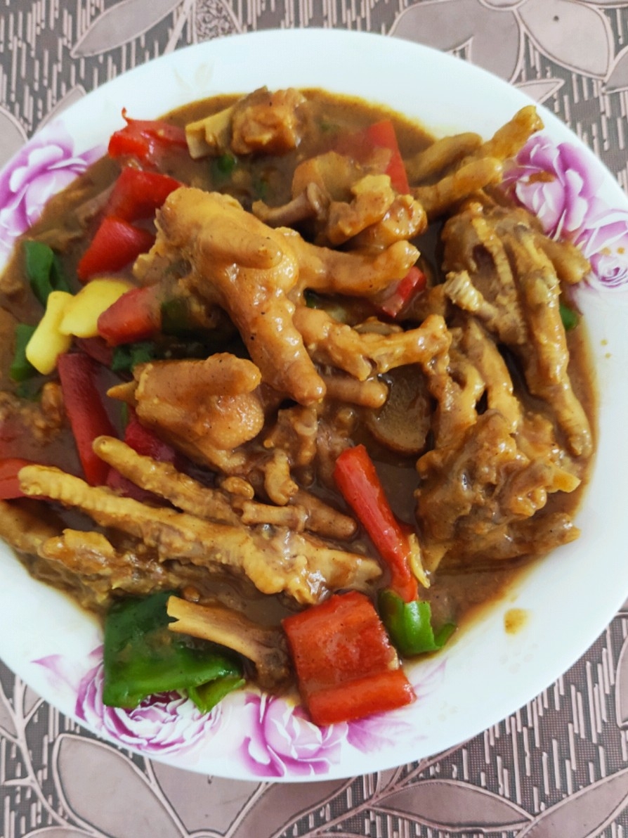 Curry Chicken Feet recipe