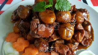 Braised Chicken with Chestnuts recipe