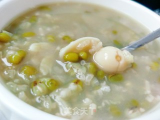 Lily Lotus Seed Mung Bean Congee recipe