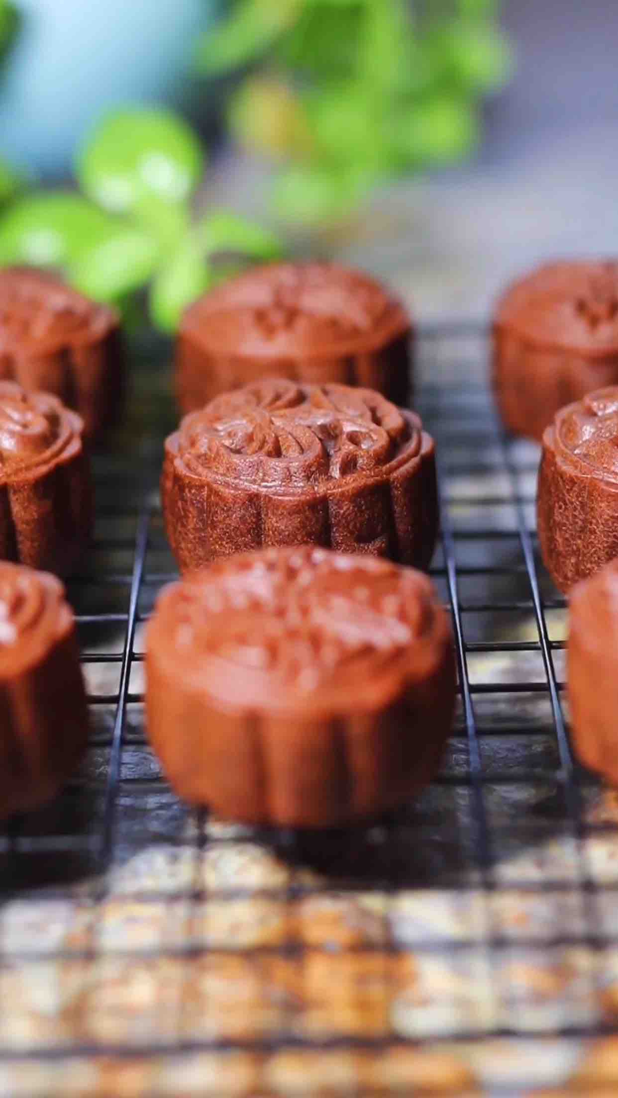 Chocolate Coconut Mooncake recipe