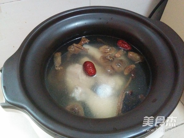 Supor Chicken Leg Mushroom Soup recipe