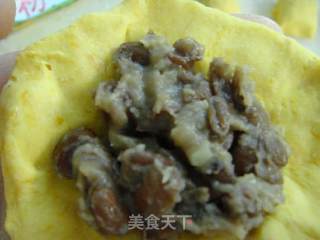 Pumpkin Sesame Glutinous Rice Cake recipe