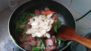 Stir-fried Sausage with Seasonal Vegetables recipe