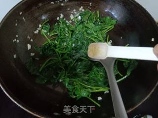 Garlic Potato Leaves recipe