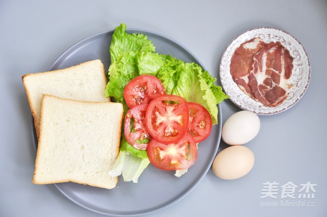 Fried Egg Bacon Sandwich recipe