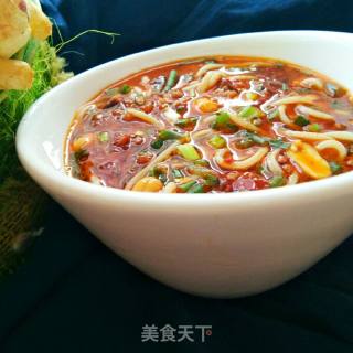 Homemade Dandan Noodles recipe