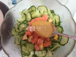 Salmon Cucumber Salad recipe