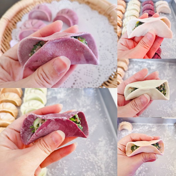 Colorful Dumplings recipe