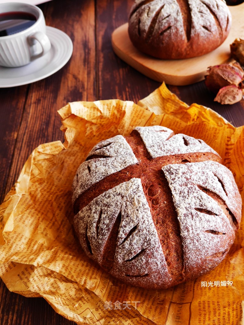 Cocoa Whole Wheat Ou Bun recipe