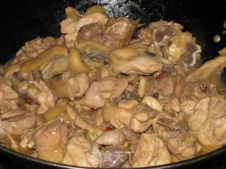 Sour Bamboo Shoots and Papaya Chicken recipe